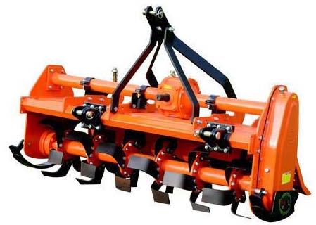 Semi Automatic Single Speed Rotary Tiller, for Agriculture Use, Color : Orange