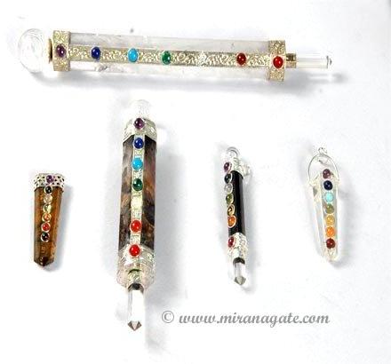 Agate 7 Chakra Healing Stick