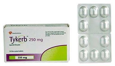 Tykerb 250mg Tablets, for Clinical, Hospital