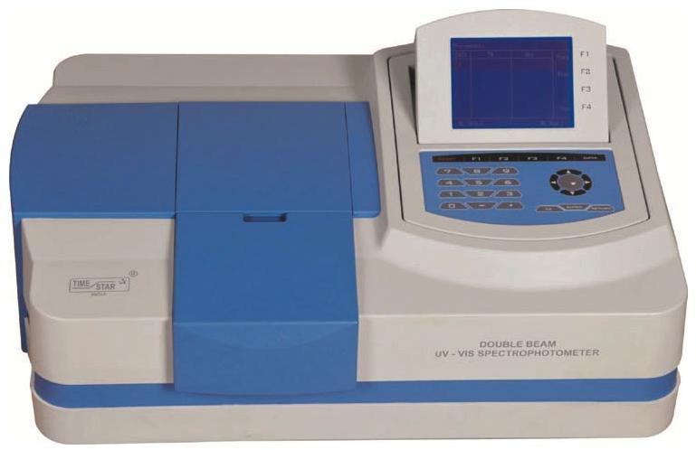 Battery Double Beam UV Spectrophotometer, for Industrial, Display Type : Digital