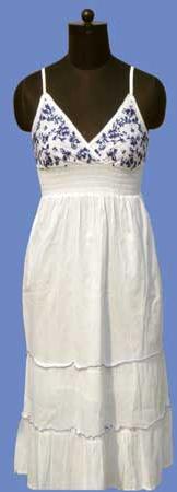 Style No. 2100 Ladies Cotton One Piece Dress