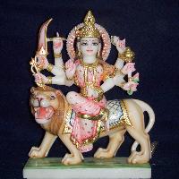 Marble Durga Statues