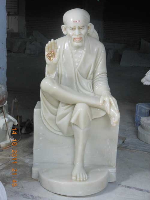 Sai Baba Marble Satue