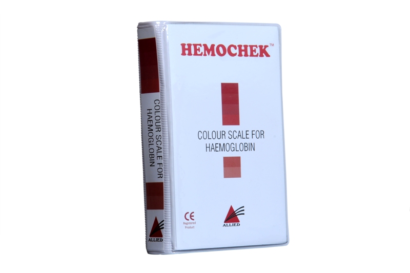 Hemochek Color Scale Card