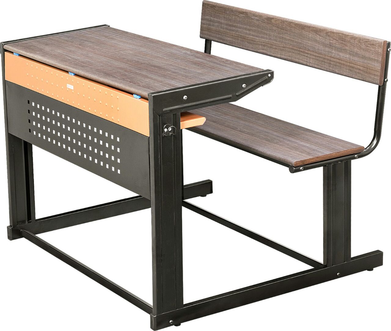 Rectangle Iron Dual Desk, for School, Style : Modern