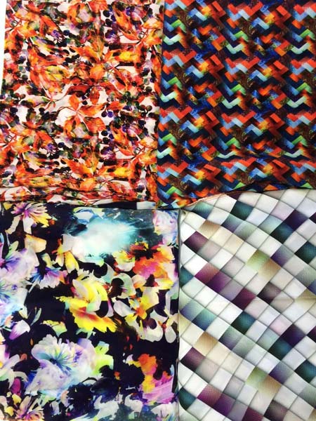 Digital Printed Viscose Fabric, Technics : Attractive Pattern, Washed ...
