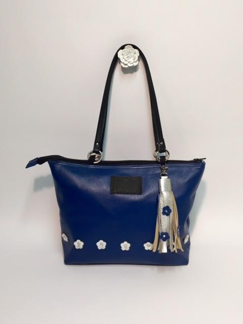 DayTripper in Royal Blue Leather