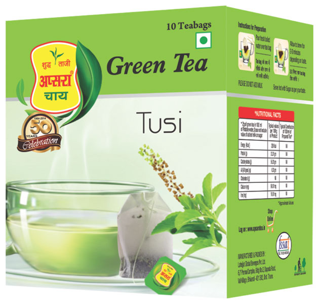 Apsara Tulsi Green Tea Bags