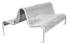 Perforated Metal Sheet Public Bench