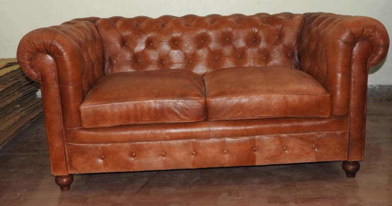 Rectangular Iron 3 Seater Leather Sofa, for Home, Feature : Attractive Designs, Comfortable