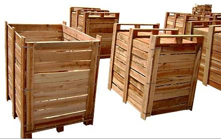 wooden pallet box