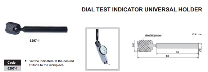 Insize Dial Test Indicator Universal Holder