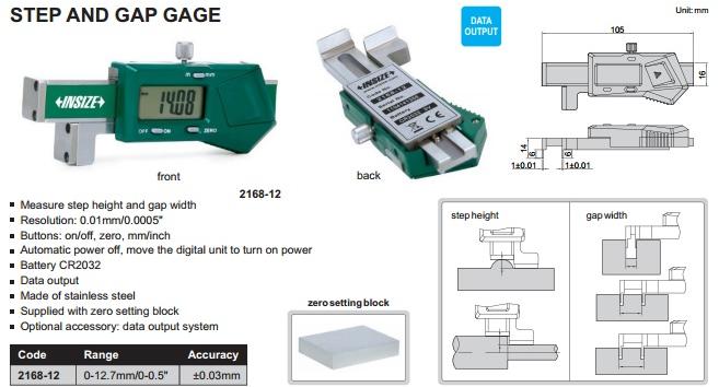 Insize Step And Gap Gage