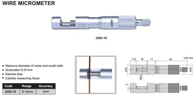 Insize Wire Micrometer