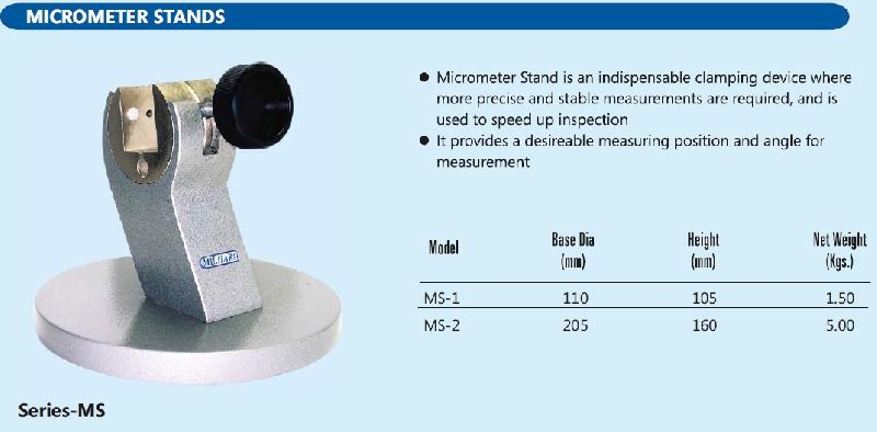 Milhard Micrometer Stands