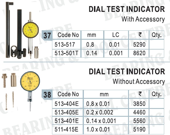 Mitutoyo Dial Test Indicator
