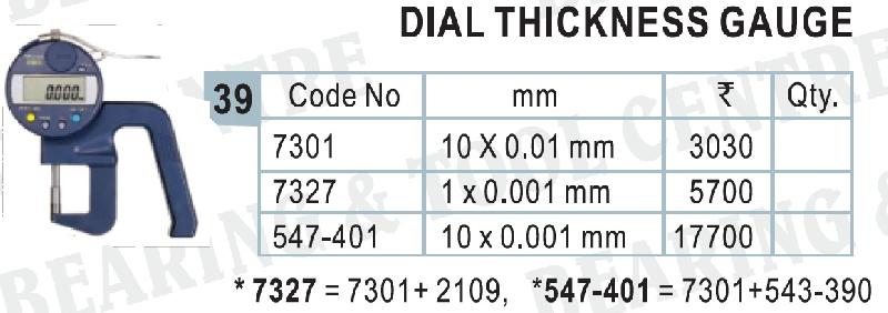 Mitutoyo Dial Thickness Gauge Digital