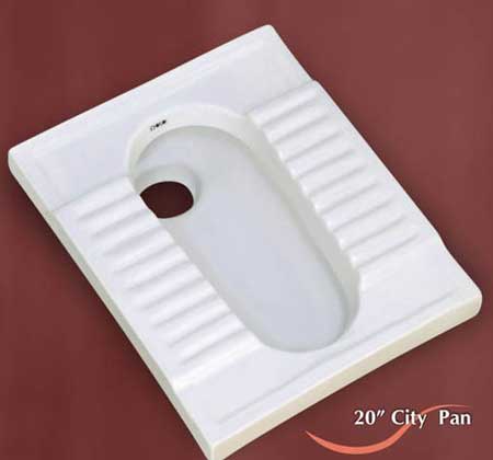 Ceramic City Squatting Pan