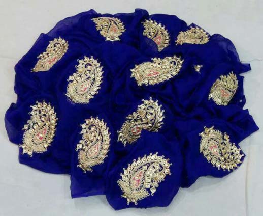 40/40 chiffon rajputana saree, for party wear, Gender : femail