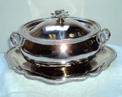 Silver Plated Soup Dish