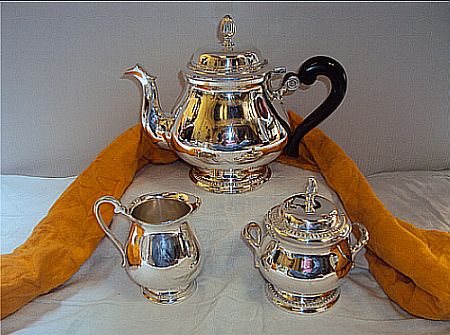 Silver Plated Tea Kettle