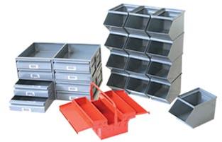 STACKABLE STORAGE BIN / TOOL BOX