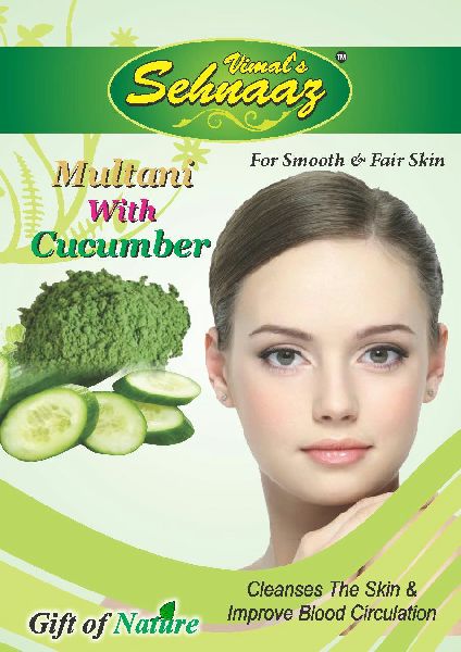 Earth Clay Cucumber Multani Skin Powder, for Face, Parlour, Personal, Purity : 100%