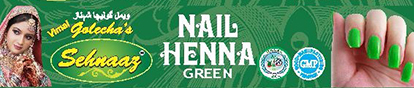 Green Nail Henna