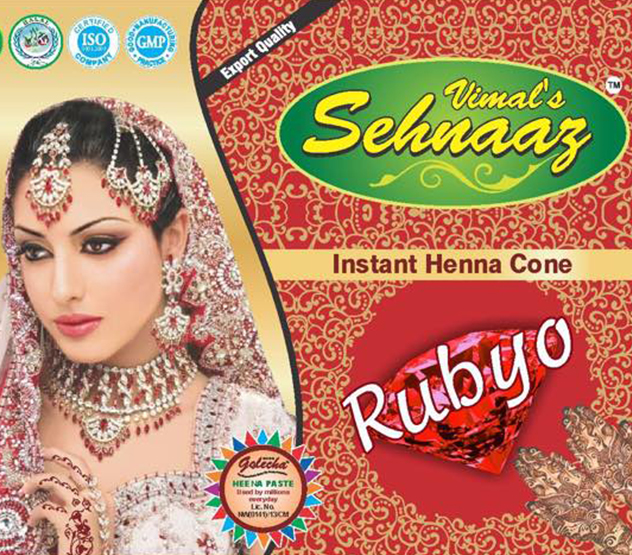 Instant Rubyo Henna Cones