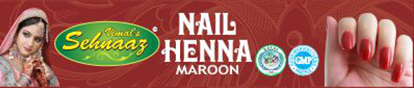 Maroon Nail Henna