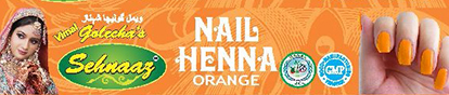 Orange Nail Henna