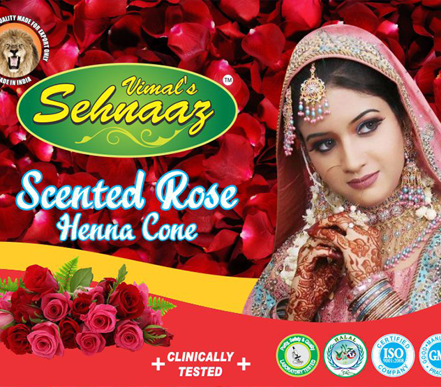 Scented Rose Henna Cones