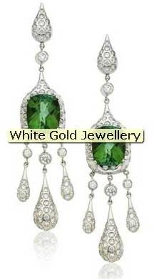 White Gold Earrings (001)