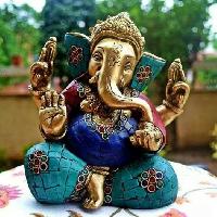 Glass lord ganesha idols, for Interior Decor, Office, Home, Gifting, Garden, Religious Purpose