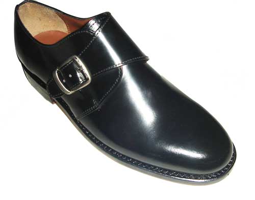 Mens Black Leather Shoes  : MBLS-07