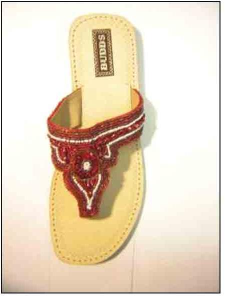 Beaded Slippers Ls - 10