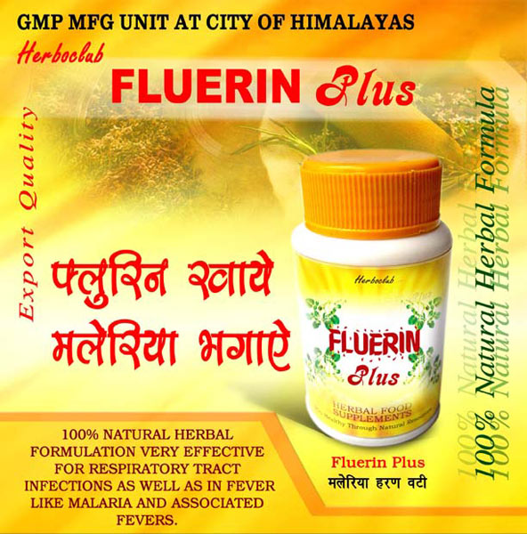 Fluerin Plus - Herbal Food Supplement Tablets