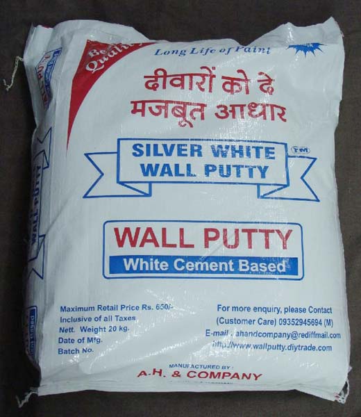 Silver White Wall Putty