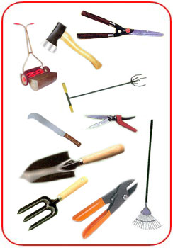 Spade, Fork, Shovels, Mattocks