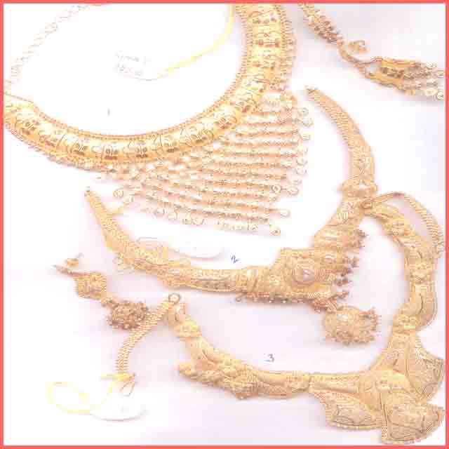 Gold Necklace Set - 03