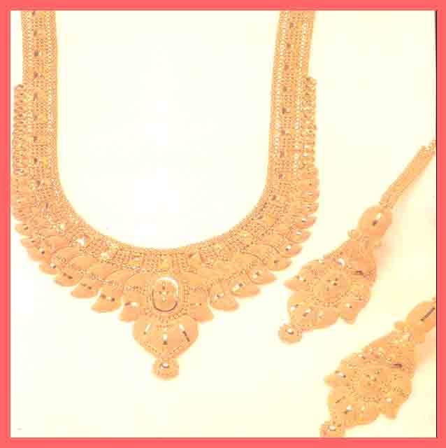 Gold Necklace Set - 05