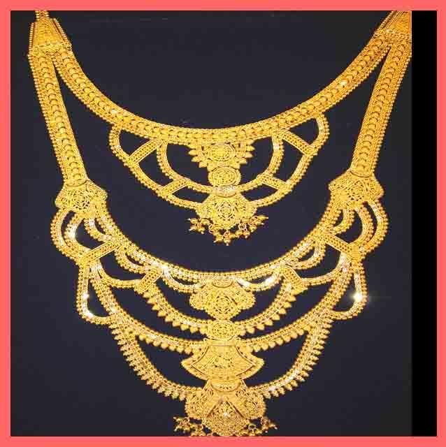 Gold Necklace Set - 08