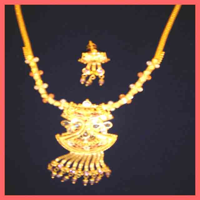 Gold Necklace Set - 09