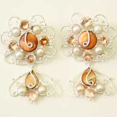 Gemstone Earrings E - 3269