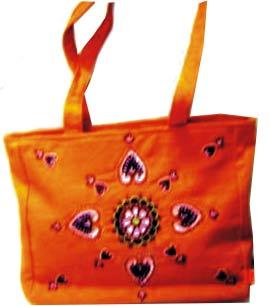 Canvas Beaded Bag Hb 1034