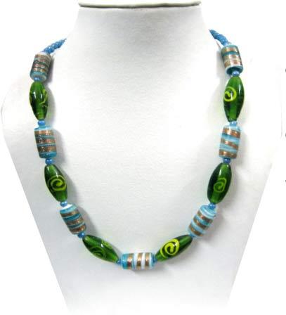 Glass Beads Necklace Nl 2224