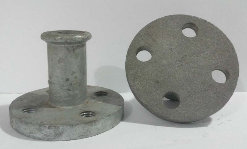Iron Post Fitting Set, Color : Grey
