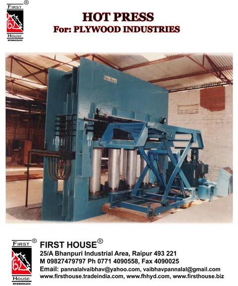 Types of Hot Press Machines for Plywood: Nihar Industries