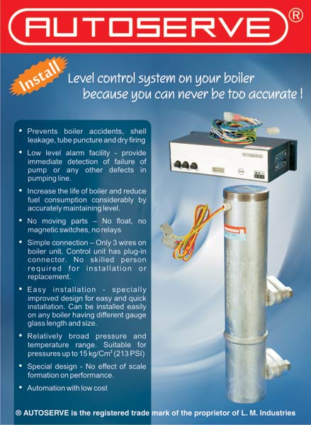 Level Control System for Steam Boiler