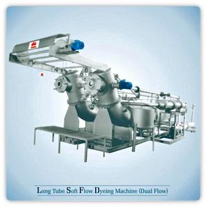 Long Tube Type Fabric Dyeing Machine